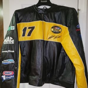 Wilsons Genuine Leather Jacket. Lg.  Kenseth #17